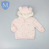 Baby Girls Off-Set Plush Jacket - Bunny (F32551) (Baby Girls Fashionwear) Mansuri